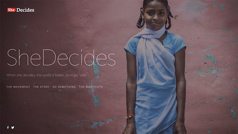 SheDecides – a movement I support